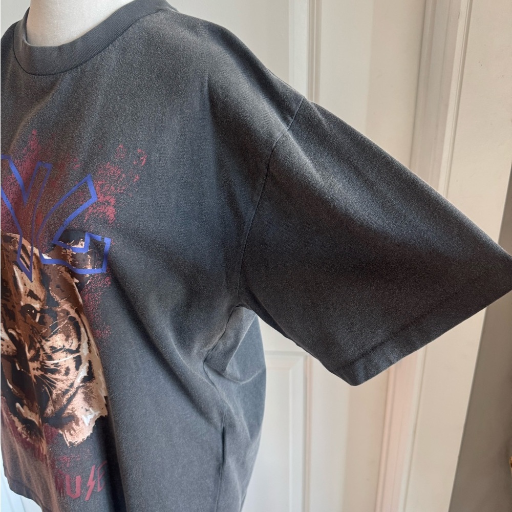 Anine Bing Graphic Tiger Tee Shirt Size Large - Picture 6 of 12